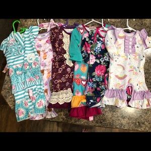 Lot of 6 boutique Rompers 3/6 month